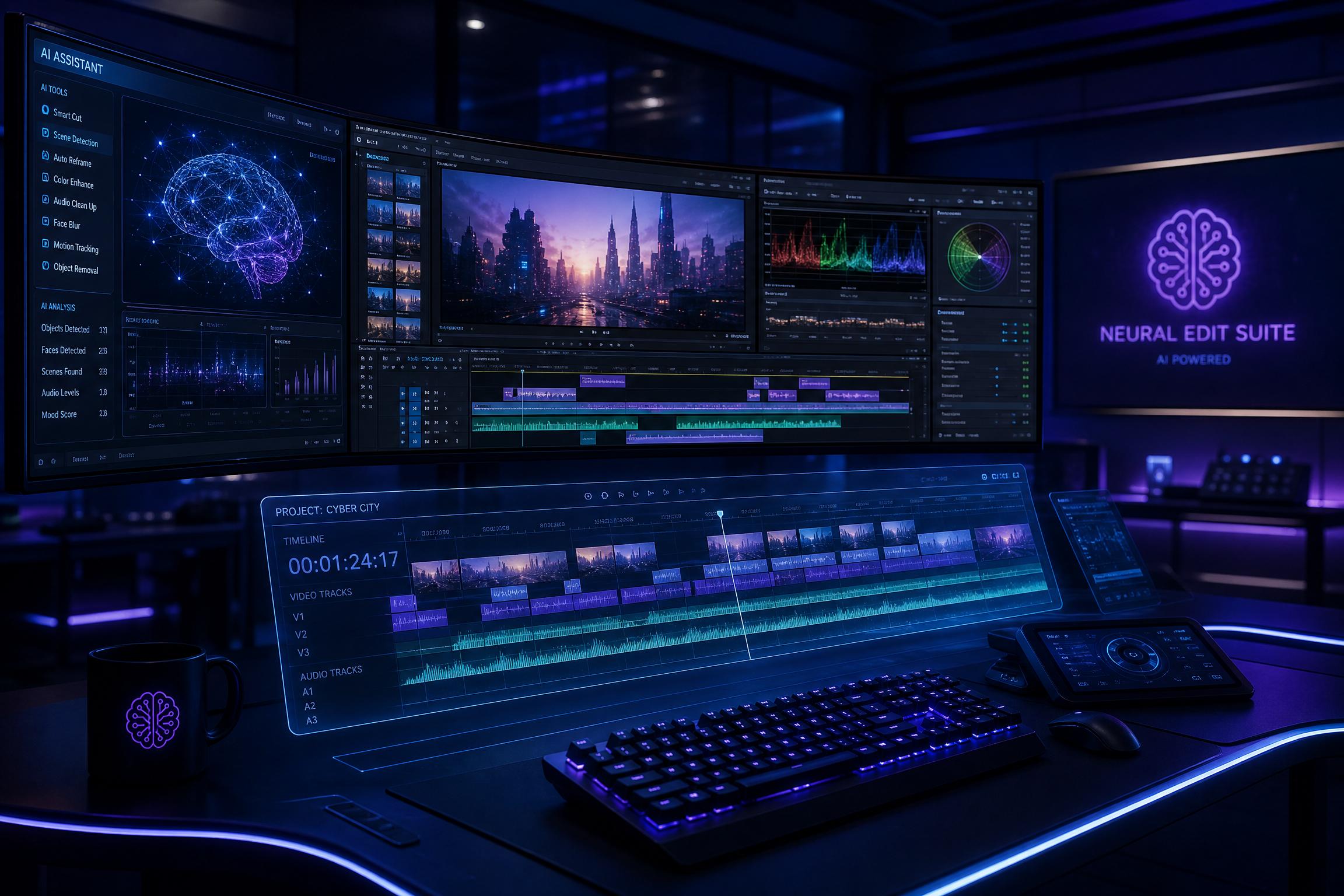 海角网 AI视频剪辑智能创作平台